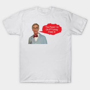 Angry Bill Nye - Alert Message T-Shirt